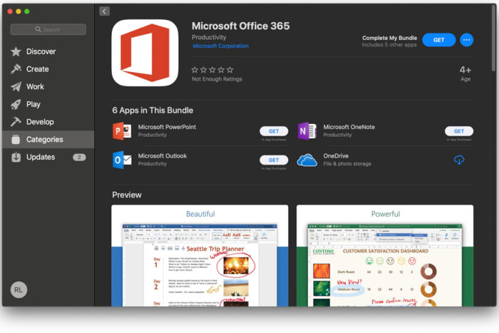 Office for mac 2019 download